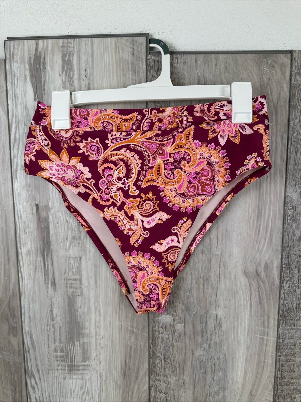 Nanette Lepore High-Waist Paisley Bikini Bottoms -10